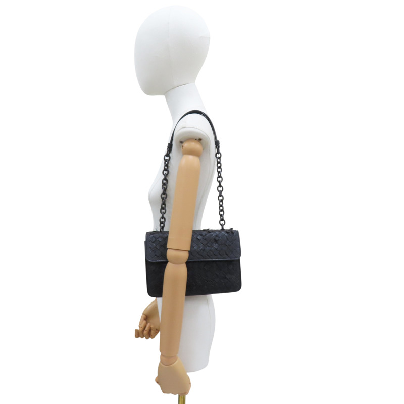 深棕色 羊皮編織 線頭造形 肩背包【BOTTEGA VENETA BV 寶緹嘉】-9