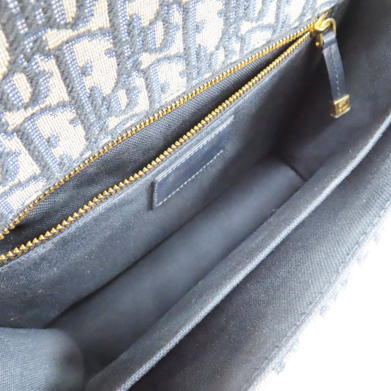 藍色 緹花帆布 30 Montaigne 肩背包【Dior 迪奧】 M9203UTZQ_M928-4