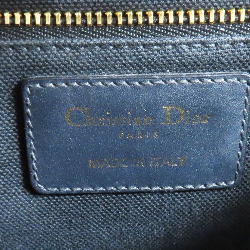 藍色 緹花帆布 30 Montaigne 肩背包【Dior 迪奧】 M9203UTZQ_M928-5