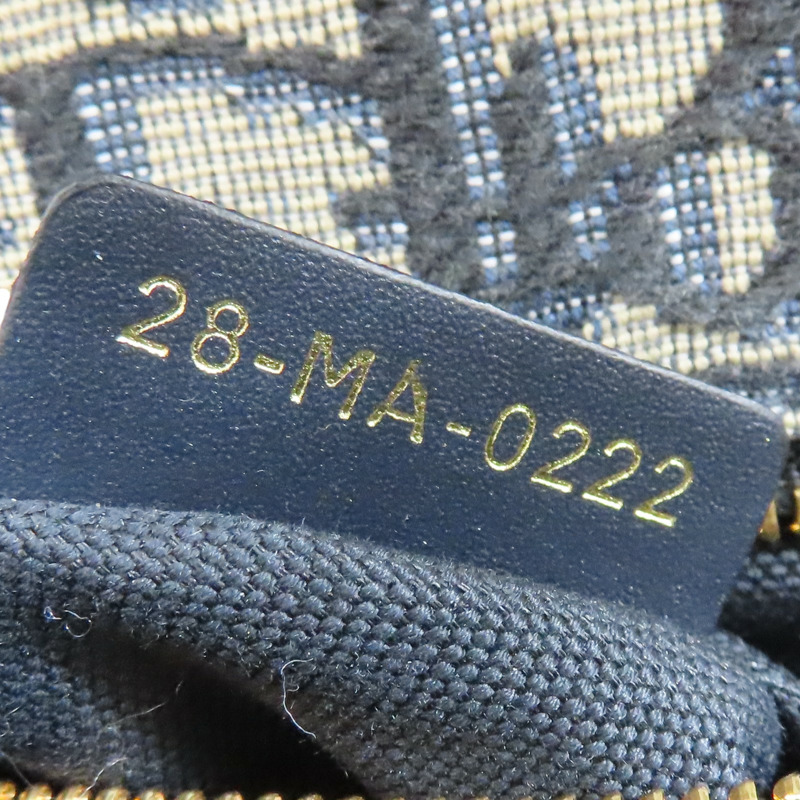 藍色 緹花帆布 30 Montaigne 肩背包【Dior 迪奧】 M9203UTZQ_M928-6