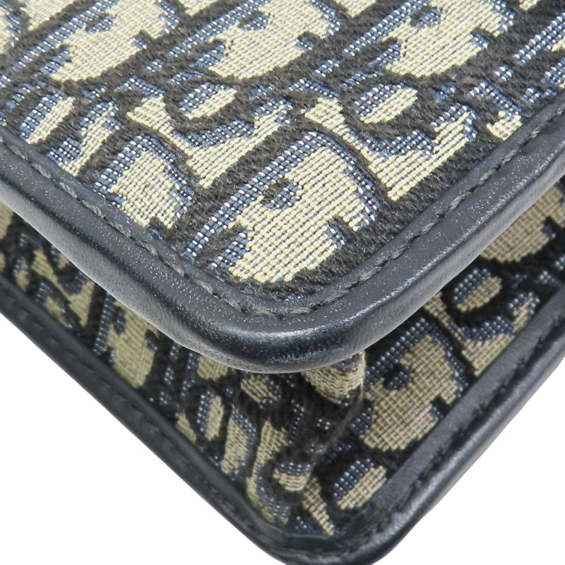 藍色 緹花帆布 30 Montaigne 肩背包【Dior 迪奧】 M9203UTZQ_M928-9