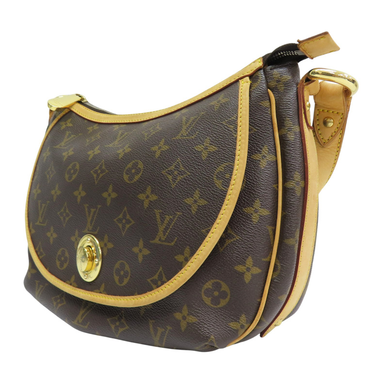 棕色 原花帆布 Tulum PM 肩背包【 LOUIS VUITTON LV 路易威登 】 M40076-2
