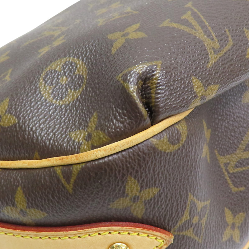 棕色 原花帆布 Tulum PM 肩背包【 LOUIS VUITTON LV 路易威登 】 M40076-10