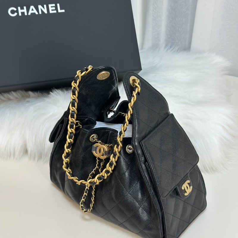 CHANEL 25 Hobo bag - 小號黑金-3