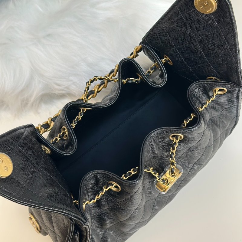 CHANEL 25 Hobo bag - 小號黑金-5