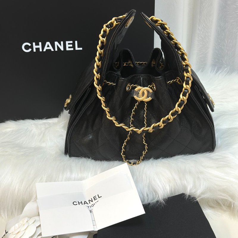 CHANEL 25 Hobo bag - 小號黑金-8