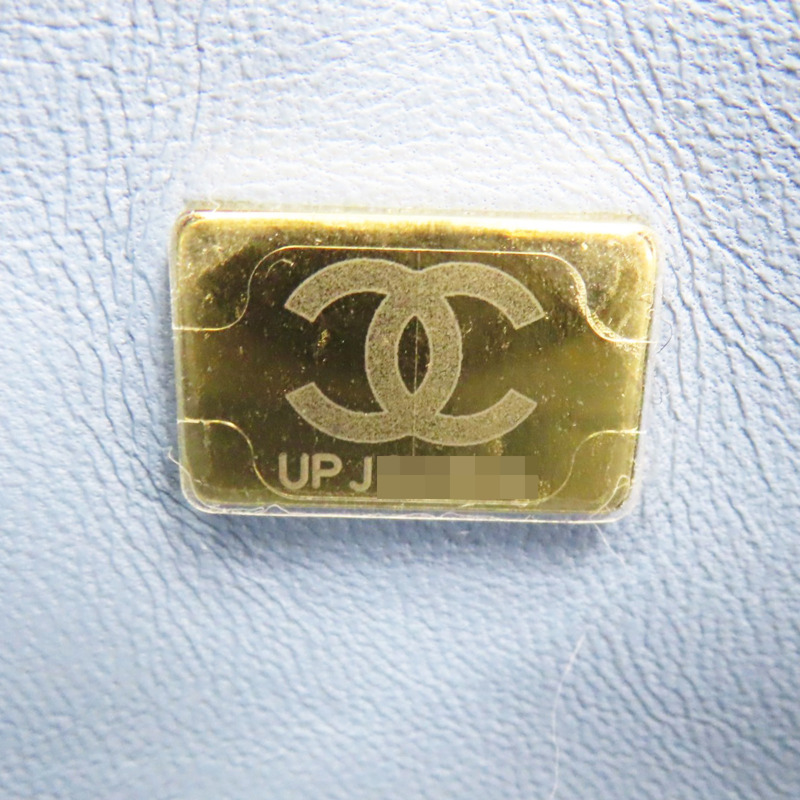 藍色 單寧布 COCO 23 鏈帶肩背包 金釦【CHANEL 香奈兒】 A01113-6