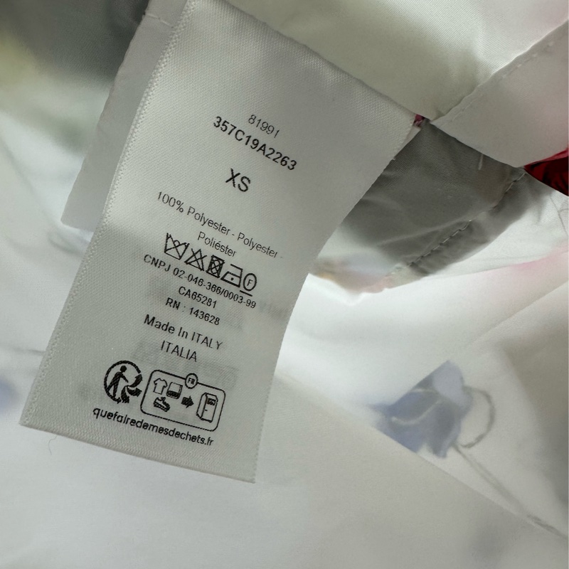 Dior迪奧 花卉短袖連帽夾克外套 XS-2