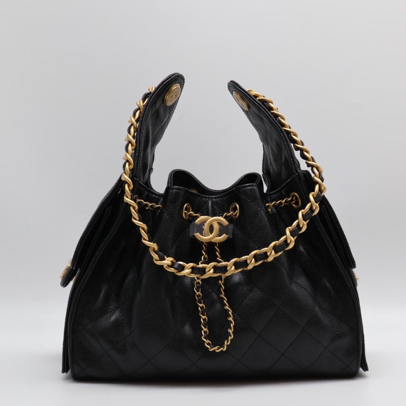 CHANEL 25 Hobo bag - 小號黑金-0
