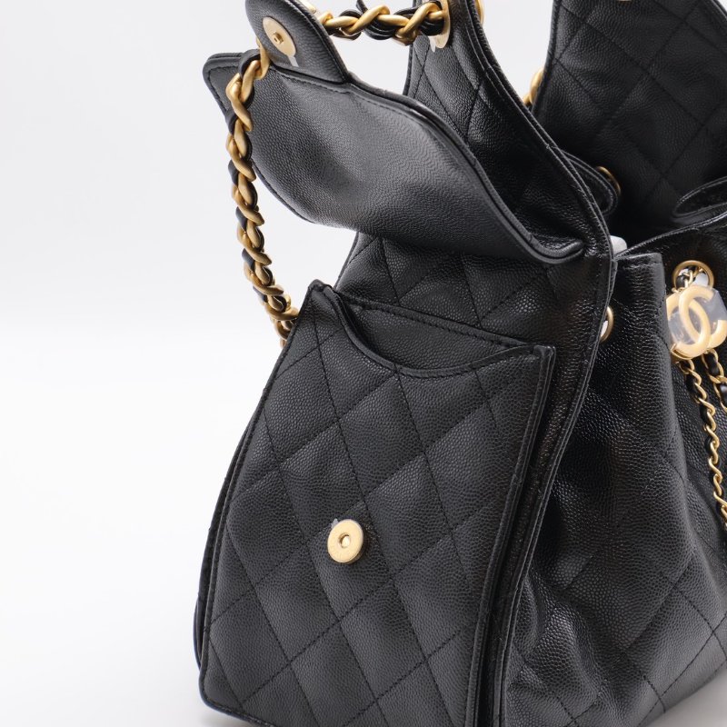 CHANEL 25 Hobo bag - 小號黑金-4
