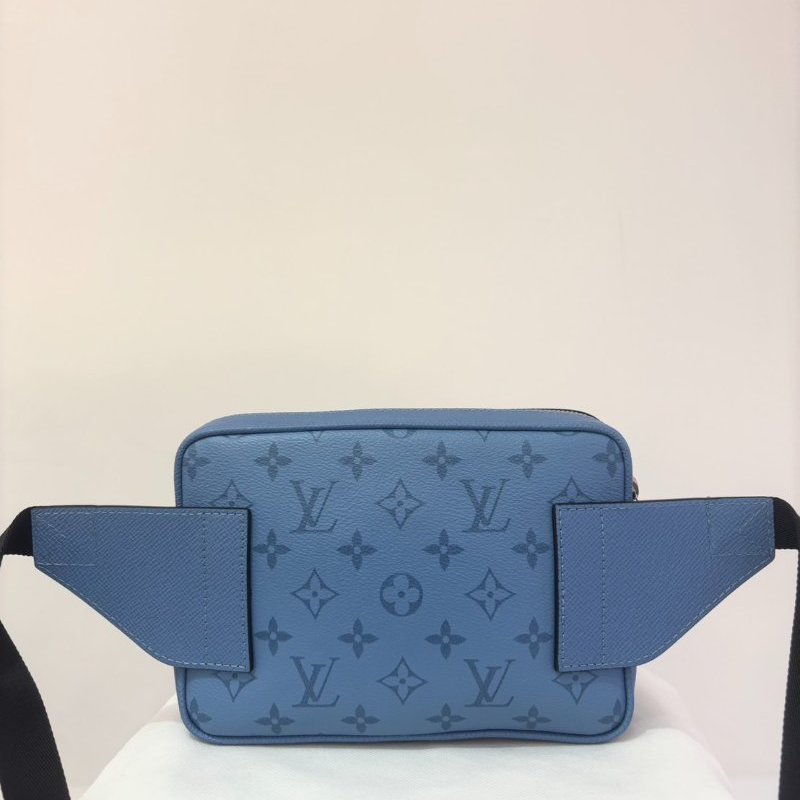 LV 藍灰 LOGO 腰包 OUTDOOR-1