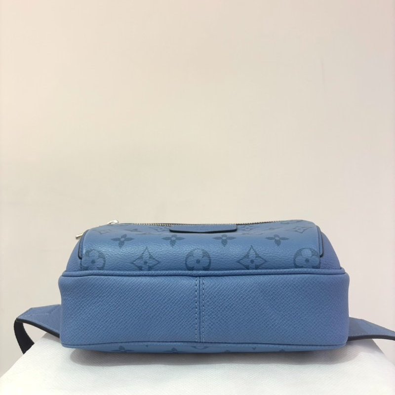 LV 藍灰 LOGO 腰包 OUTDOOR-3