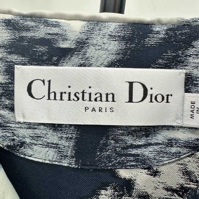 Dior迪奧 爆款茹伊動物園圖案短袖連帽夾克 藍色 XS-2