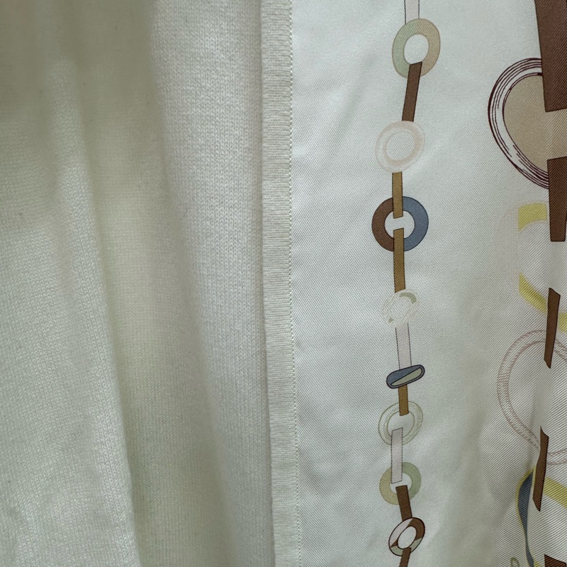 Hermes愛馬仕鏈條印花絲質洋裝 40碼-2