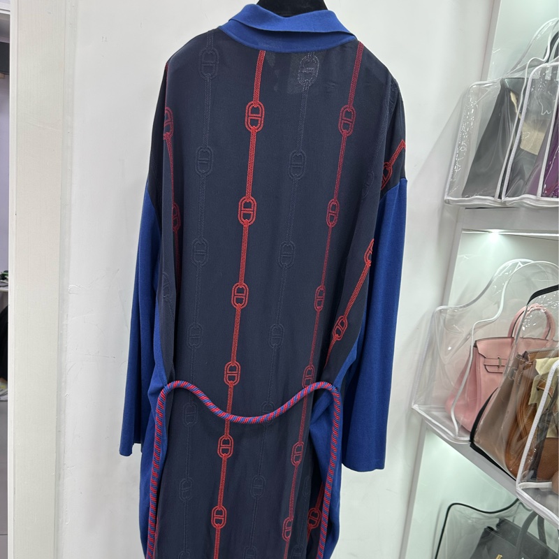 Hermes 愛馬仕2023春夏女裝，豬鼻子長袖襯衫，原價港幣3萬多 38碼-1