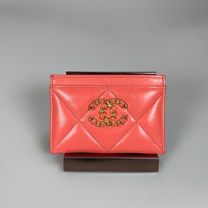 CHANEL 30開 珊瑚粉19卡夾-0