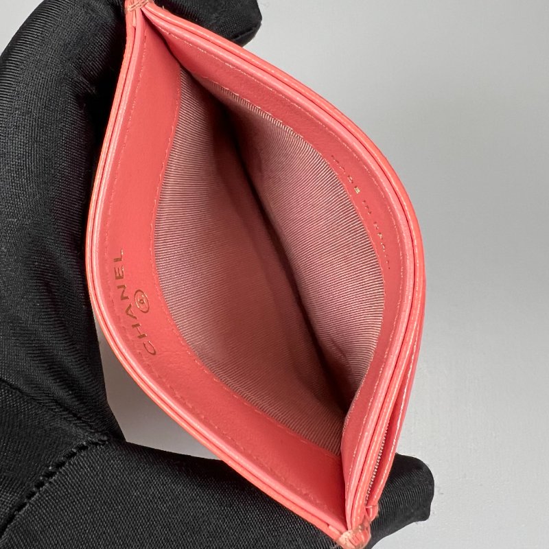 CHANEL 30開 珊瑚粉19卡夾-5