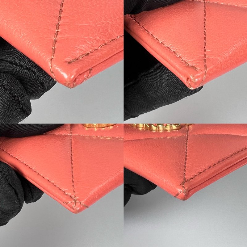 CHANEL 30開 珊瑚粉19卡夾-6