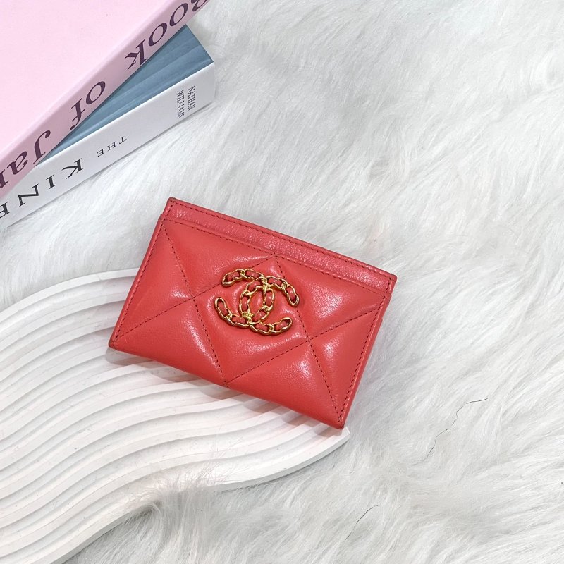 CHANEL 30開 珊瑚粉19卡夾-0