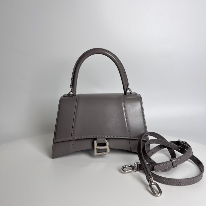 BALENCIAGA 593546 灰銀沙漏包 S-0