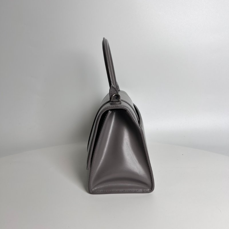 BALENCIAGA 593546 灰銀沙漏包 S-3