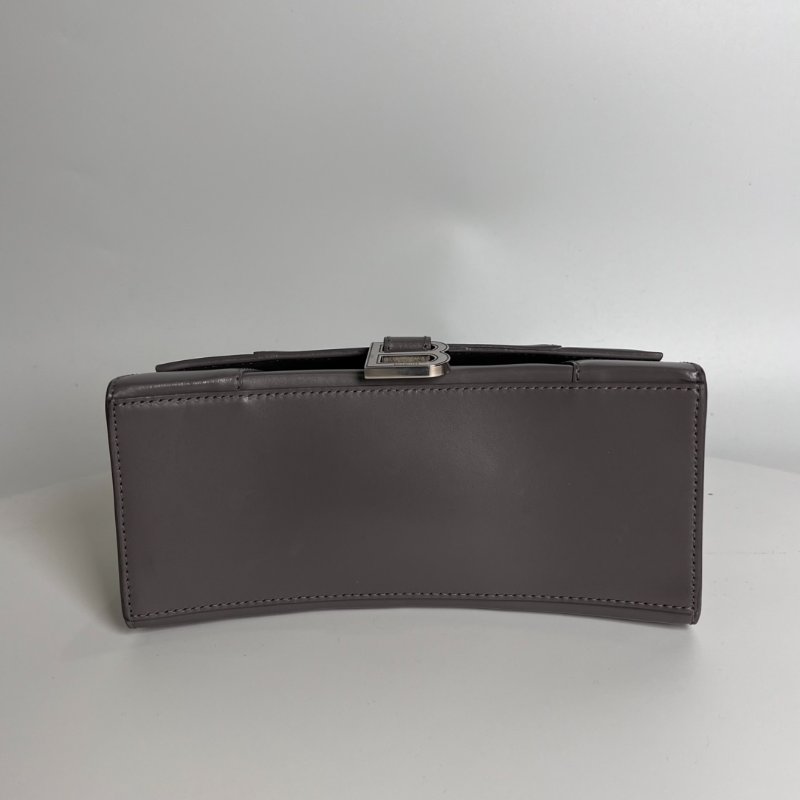BALENCIAGA 593546 灰銀沙漏包 S-4