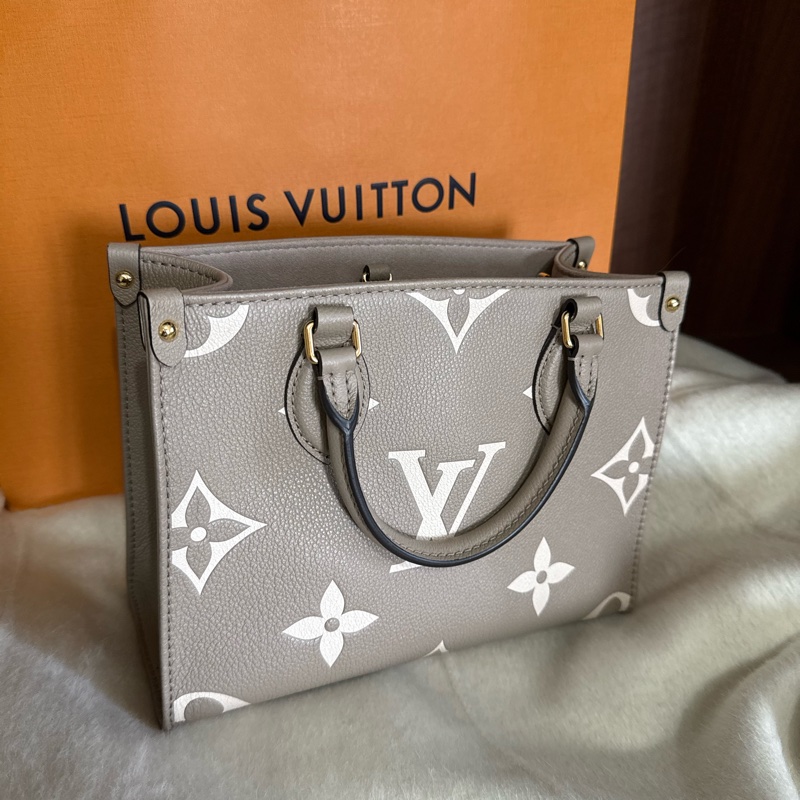 LV on the go小號 大象灰-0