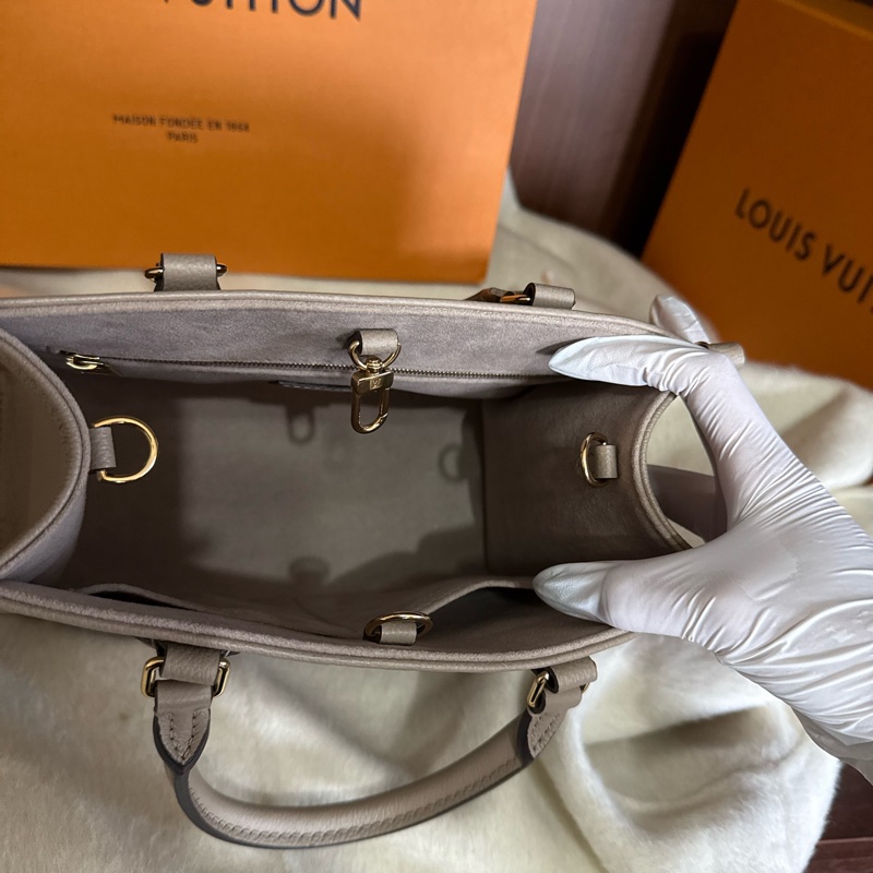 LV on the go小號 大象灰-3