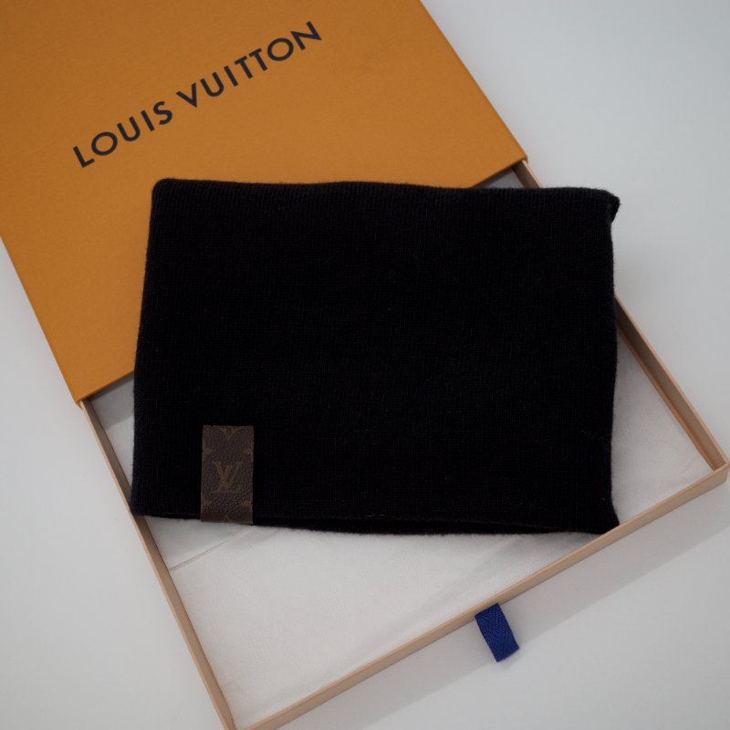 Louis Vuitton 路易威登 羊毛 黑色 針織帽-0