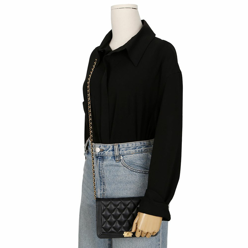 CHANEL A80287 男童 WOC 單肩斜背包-9