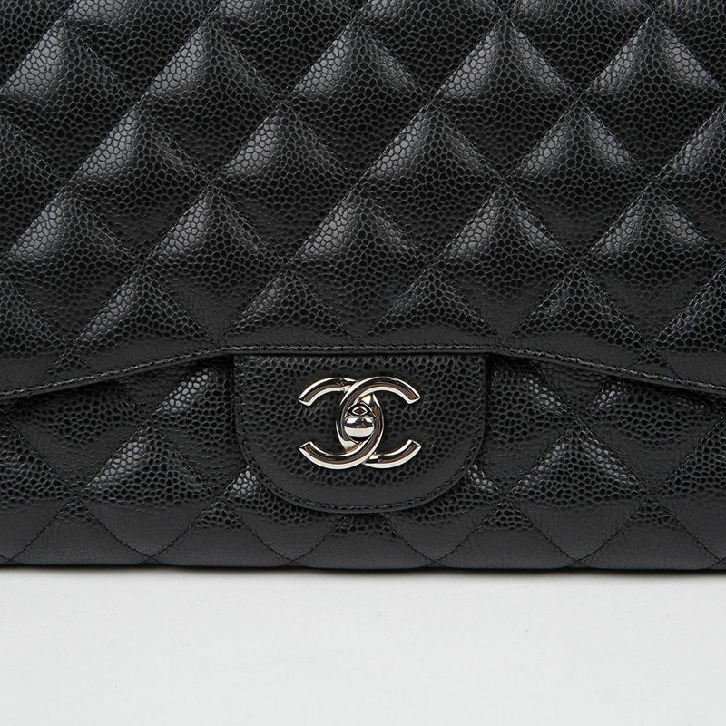 CHANEL Caviar經典大翻蓋單肩斜背包 A58600-2