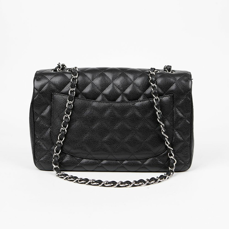 CHANEL Caviar經典大翻蓋單肩斜背包 A58600-3