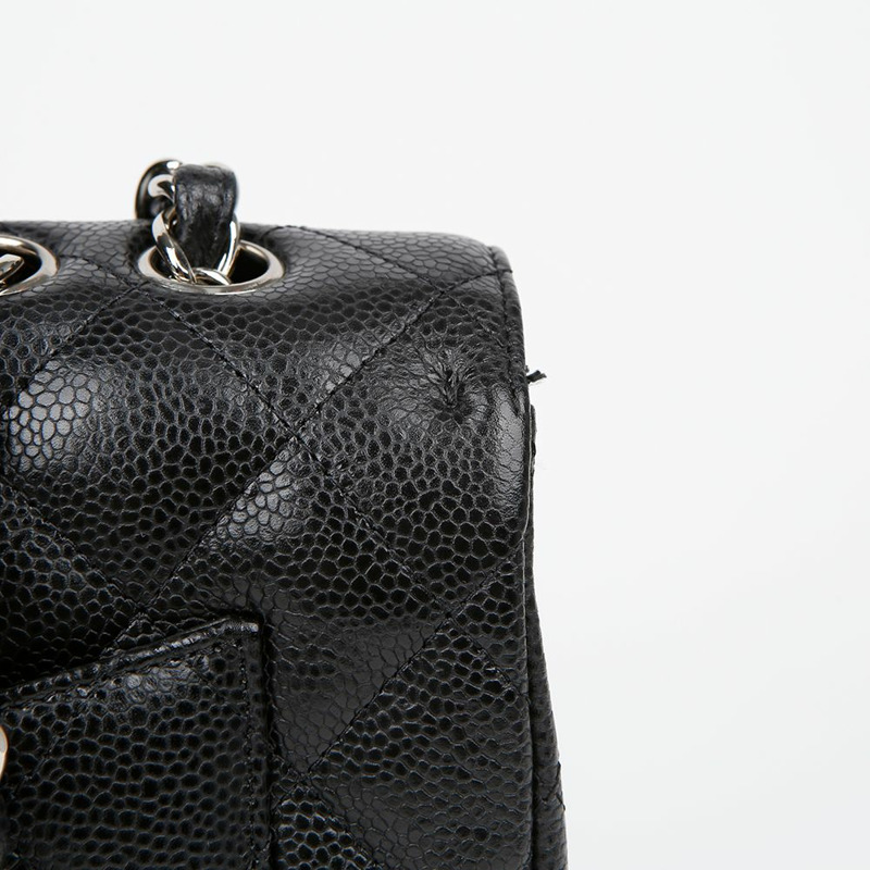 CHANEL Caviar經典大翻蓋單肩斜背包 A58600-4