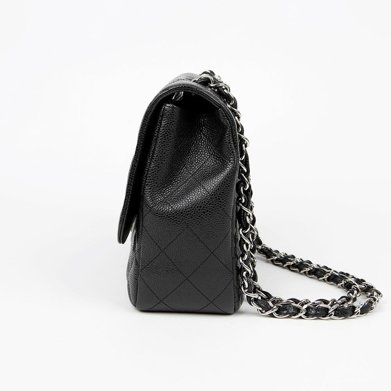 CHANEL Caviar經典大翻蓋單肩斜背包 A58600-5
