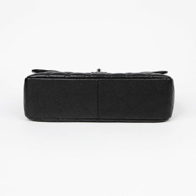 CHANEL Caviar經典大翻蓋單肩斜背包 A58600-6