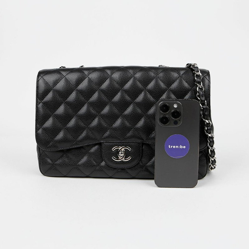 CHANEL Caviar經典大翻蓋單肩斜背包 A58600-7