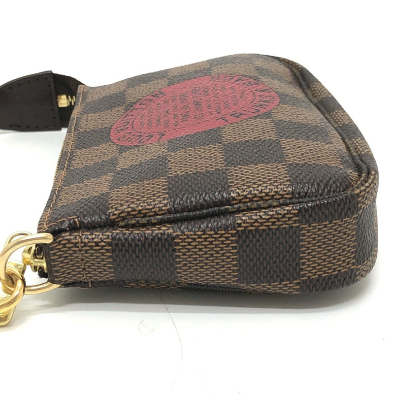 路易威登 N58011 迷你 Pochette Accessoires T&B 包袋配件包 Damier 帆布 女士 Ebene 棕色-3