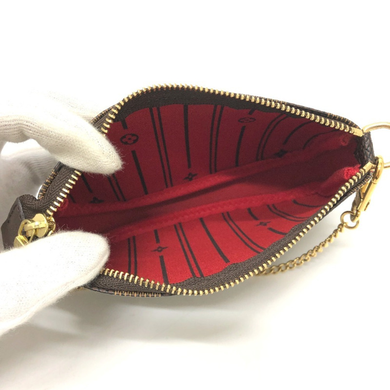 路易威登 N58011 迷你 Pochette Accessoires T&B 包袋配件包 Damier 帆布 女士 Ebene 棕色-9