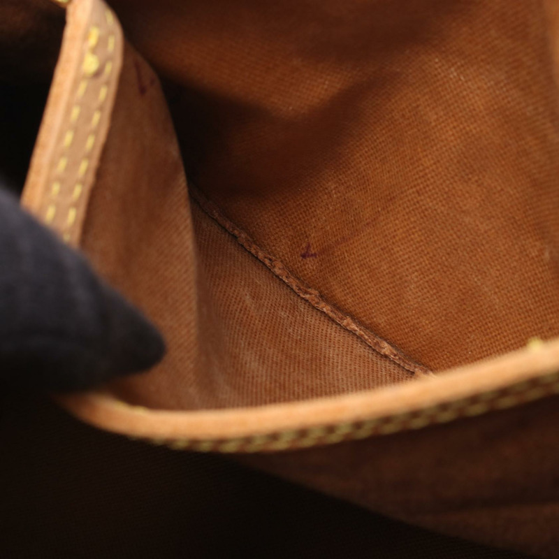 路易威登 Speedy 25 手提包 M41528 Monogram 帆布皮革棕色二手女士-5