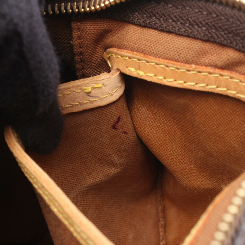 路易威登 Speedy 25 手提包 M41528 Monogram 帆布皮革棕色二手女士-6
