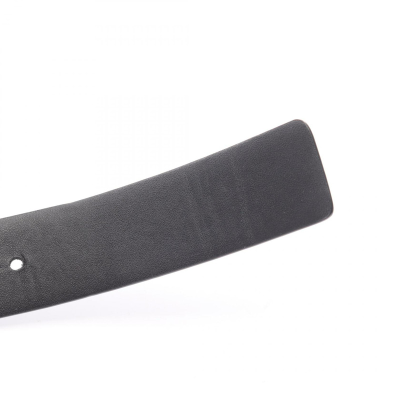 香奈兒 COCO 標誌皮帶，皮革材質，鑲有水鑽和人造珍珠，黑白配色，二手。-4