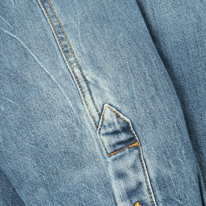 GUCCI 水洗有機牛仔襯衫外套 772882 棉質 海軍藍 二手 女款 #40-6