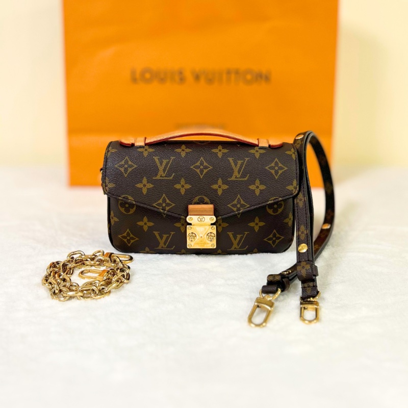 LV Metis Pochette East West 老花橫版郵差包-0