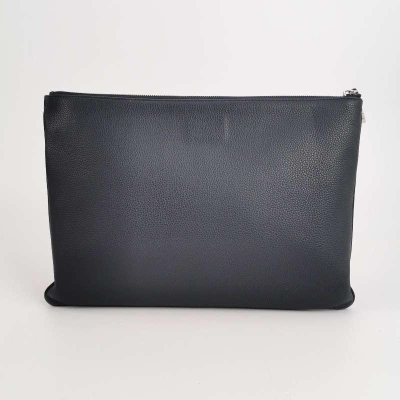 Dior牛皮純色字母Logo手提包-3