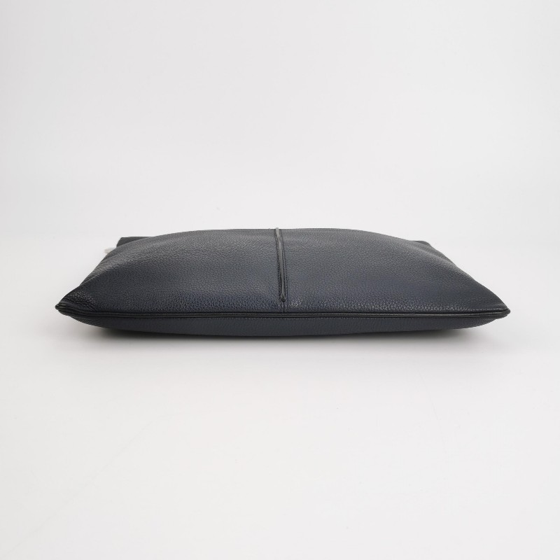 Dior牛皮純色字母Logo手提包-4