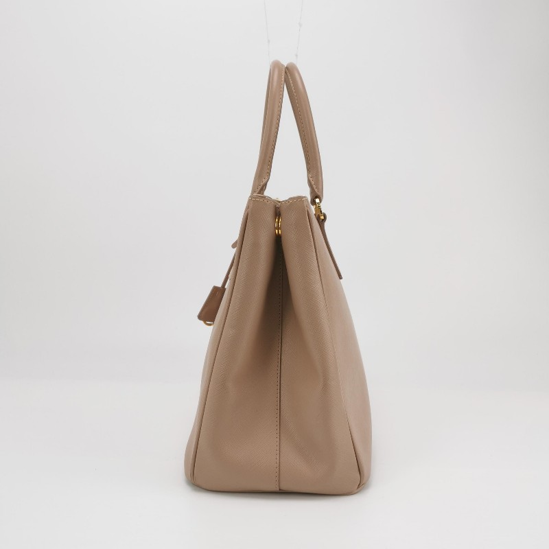 Prada Galleria殺手包大號牛皮純色三角徽標手提包-2