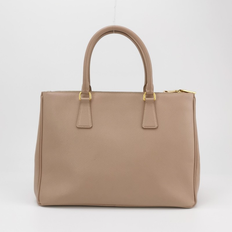 Prada Galleria殺手包大號牛皮純色三角徽標手提包-4