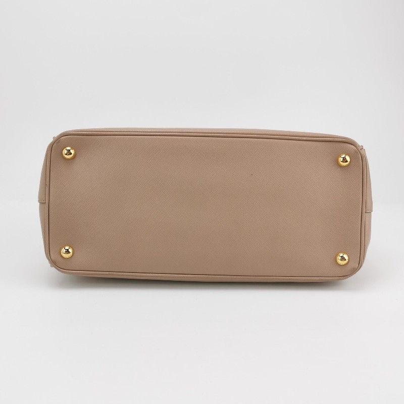 Prada Galleria殺手包大號牛皮純色三角徽標手提包-5