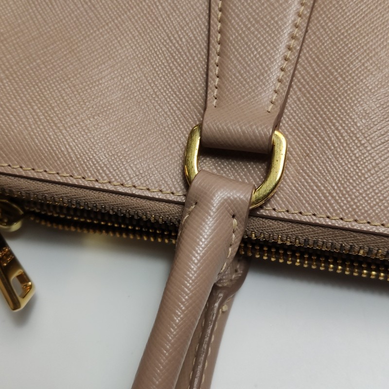 Prada Galleria殺手包大號牛皮純色三角徽標手提包-17