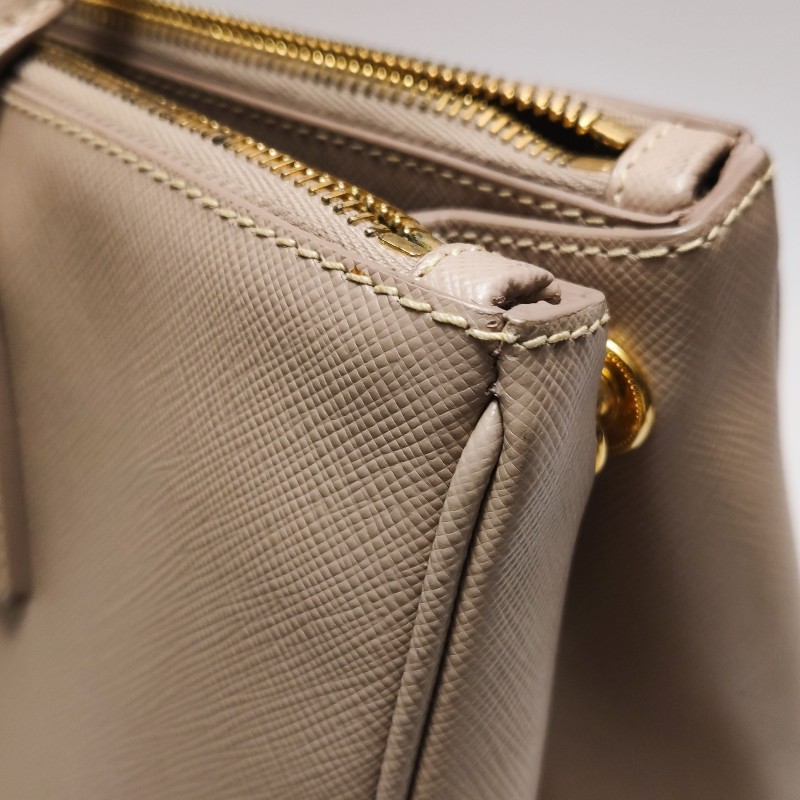 Prada Galleria殺手包大號牛皮純色三角徽標手提包-19